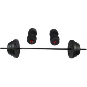 Keboo Ensemble D´haltères Serie 300 50kg 50 Kg Black