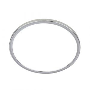 BRILONER - Plafonnier salle de bain avec lumière indirecte, plat, IP54 protection contre la poussière et les éclaboussures, plafonnier, plafonnier led cuisine, lustre wc, 42x2,8 cm, chrome