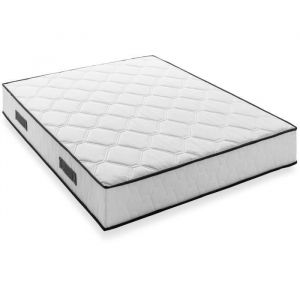 Matelas 140 x 200 cm - Hauteur 27 cm - 580 ressorts ensachés - 7 zones - Equilibré - réversible - fabriqué en Belgique - DEKO DREAM