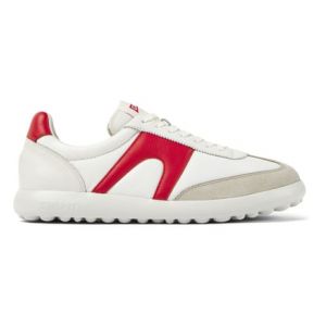 Camper Pour homme. Baskets en cuir Pelotas XLF blanc