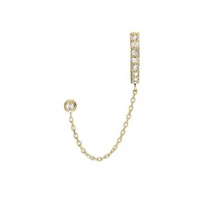 Fossil Boucle d'oreille unique JEWELRY JF04594710 Acier inoxydable