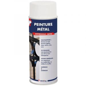 Peinture Metal - Noir graphite - RAL 9011 - Bombe 400mL