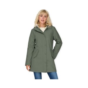 Only Raincoat Onlsally OTW Noos Manteau de Pluie, Castor Gray, L Femmes