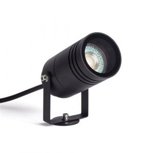 TechBrey Spot Ext&eacute;rieur GU10 Aluminium sur Piquet Jambi 200 mm