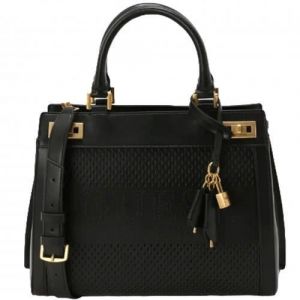 Image de Guess KATEY PERF SATCHEL Noir - Taille UNIQUE