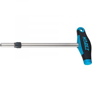 Hazet Porte-embouts télescopique 866BH-14 I Pour le maintien d'embouts/de douilles de tournevis I Universel, antidérapant I Tube télescopique en acier inoxydable I Sortie : 6,3 (1/4 pouce)