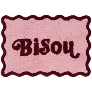 Tapis effet laine Cherry rose