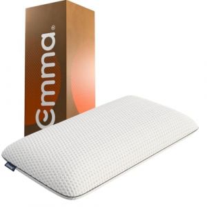 EMMA Oreiller Original 70x40 cm Mémoire de Forme Ergonomique Thermoactif et Respirant Confort Personnalisable