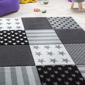 Dezenco Tapis De Salle &Agrave; Manger Diamondkids 777 995 Gris 240 x 340 cm