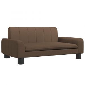 Lit pour chien panier canapé confortable 70 x 45 x 30 cm tissu marron 02_0042847