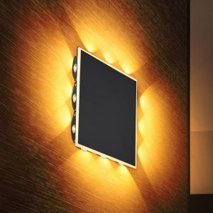 Globo Applique - Saidy - noir - métal - LED - 78408-12