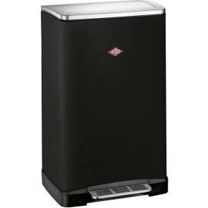 Wesco Poubelle &agrave; p&eacute;dale &laquo; Big Double Boy &raquo; noir mat