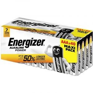 Energizer Alcaline Power 40 piles AAA