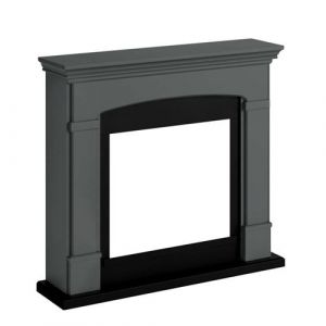 Tagu Fm463 Gr3 Cheminee Electrique Cadre En Bois Gris Fonce