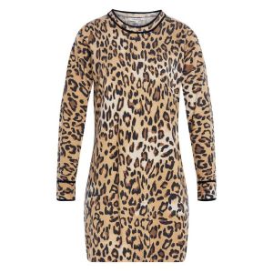 Morgan Robe courte droite beige femme - Taille XXL