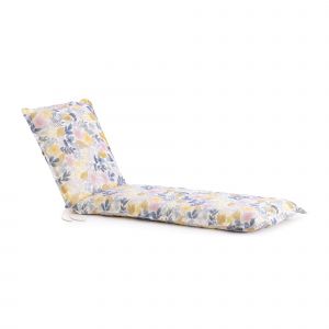 BELUM | Coussin pour Chaise Longue - Dimensions du Produit : si&egrave;ge sans Volant : &eacute;paisseur : 7 cm/Largeur : 53 cm/Longueur : 1'15 m Dossier sans Volant : &eacute;paisseur : 7 cm/Largeur : 53 cm/Longueur 61