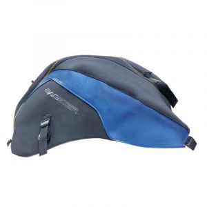 Bagster Tapis de réservoir noir mat/azur/liseré or (1603LA) Yamaha FZ 8 Fazer