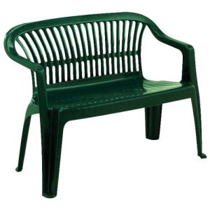 Image de Alpina Garden Banc de jardin Diva en résine 115 cm