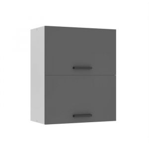 Meuble Haut Cuisine SGP2-60 i Meubles de Cuisine - Mural, Rangements, 2 Portes i Taille: 29,6 x 60 x 72 cm i Armoire Murale avec Poign&eacute;e en M&eacute;tal i
