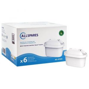 Lot de 6 AllSpares cartouches filtrantes pour les carafes d'eau adapté pour Brita Maxtra et Maxtra+