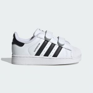 Adidas Superstar Ii Cf Blanc/noir - Bébé -