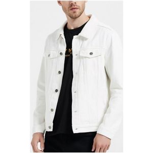 Kebello Doudounes Blouson jeans Blanc H