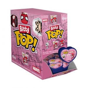 Image de Funko Figurine Bitty Pop Singles Spider Man Valentines Mod&egrave;le Al&eacute;atoire