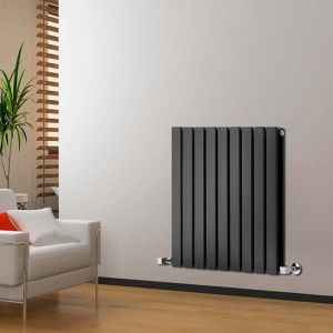 Hudson Reed DRBHSP24 - Radiateur Design horizontal  Delta 63,5cm x 63cm x 4,5cm