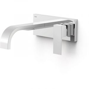 Mitigeur évier mural Structure encastrée indivisible support silentblock. Chromé Tres 00630011 - Chrome