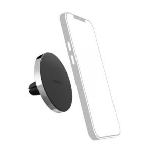 Hama Support voiture magnétique MagLock pour mobile Apple - Fixation à la grille d'aération - Noir