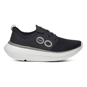 OOFOS OOmy Stride Chaussure De Récupération Hommes - Blanc, Noir, Pointure 45
