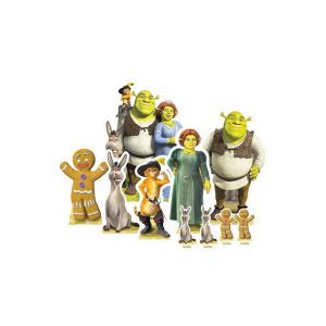 Star Cutouts Mini-Figurines en carton DREAMWORKS SHREK 26 cm