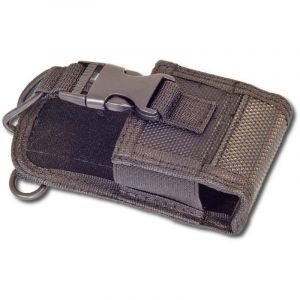 Vhbw Étui Type MSC-20D compatible avec Baofeng UV-3R, BF-777, BF-888, BF-A52, UV-5R, BF-666S, UV-5RA talkie walkie et radios - 39 x 59 x 135 mm, noir