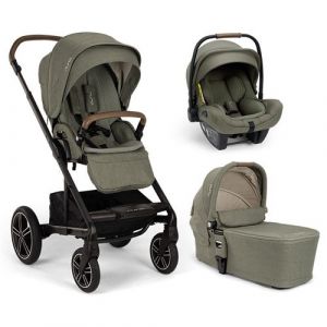NUNA - Poussette Trio Mixx Next + Si&egrave;ge auto Pipa Next + Nacelle Mixx Next Pine