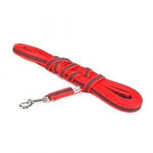 Image de Julius K9 Julius-K9 218 Gm-r-s5 Super Dog Grip Laisse avec poignée, Rouge/gris