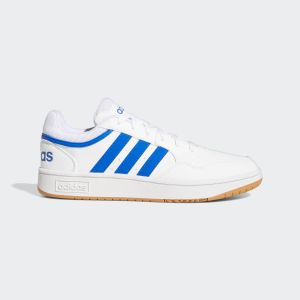 Adidas Homme Hoops 3.0 Low Classic Vintage Baskets, FTWR White/Team Royal Blue/Gum 3, Fraction_47_and_1_Third EU