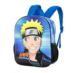 Naruto Watching-Sac à dos 3D Petit, Bleu
