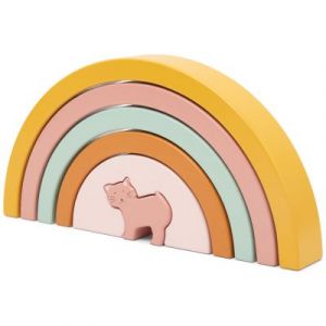 Trixie Arc-en-ciel à Empiler en Bois - Mrs. Cat