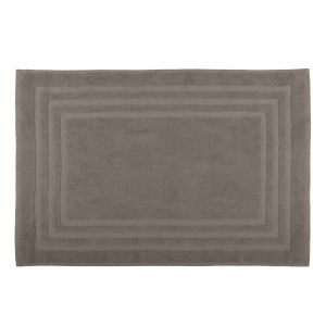 Image de Homemaison Tapis de bain en coton bio coton taupe 70x45