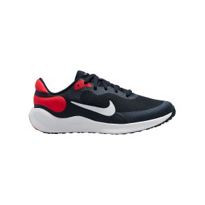 Nike Revolution 7 Junior - Dark Obsidian/Bright Crimson/Black/White, Dark Obsidian/Bright Crimson/Black/White - Taille 40