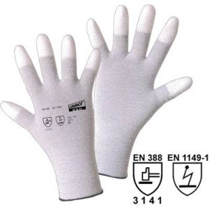 Image de Worky Gants de protection 1170 Polyamide/Carbone avec revêtement PU EN 388 + EN 1149 Taille 11 (XXL)