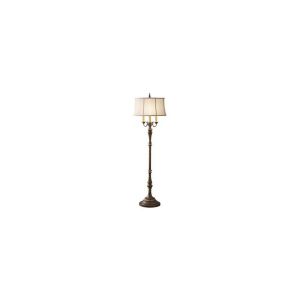 Feiss Lampadaire Gibson 4x60W Cuivre vieilli