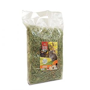 HENO GOURMET, aliment pour tous les types de petits rongeurs, Fin &agrave; Calendula 500 g, 100% naturel