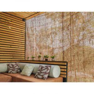 Jardiline Ombrière Naturelle En Fibres De Coco Rectangulaire 4 X 3 M