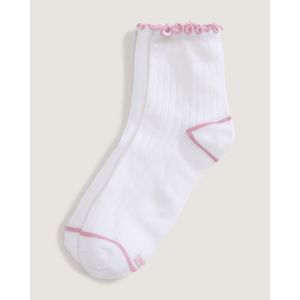 Vans Chaussettes Lettuce Have It Half Crew (1 paire), Homme, Blanc, Taille: S (34.5-38​)