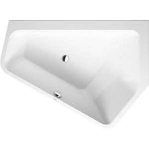 Duravit Paiova 5 - Baignoire d'angle avec habillage et double dossier sans jointure et sans pieds 1770 x 1330 mm blanc