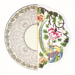 Image de Seletti Set de table Hybrid Teodora / Ø 37 cm multicolore en liège