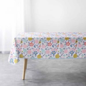 Nappe rectangulaire anti tac (L240 cm) Lily Blanc