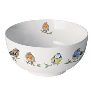 Ambiente Bol blanc en porcelaine oiseaux
