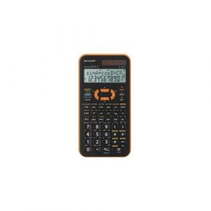 Sharp EL-520X calculatrice Poche Calculatrice scientifique Noir, Orange